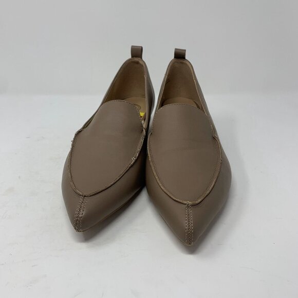 Journee Collection Maggs 005493 Loafers Women's 9 Taupe Leather Pointed Toe 8141 - Picture 2 of 10